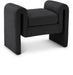 Stylus 31.5" Boucle Fabric Upholstered Bench