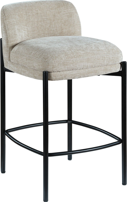 Burton Chenille Fabric Upholstered Bar / Counter Stool