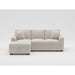 Pompano Sectional with Right Chaise, Pull-out Bed, Hidden Storage and Shelves, Charging Ports (9630BE*22LRC)