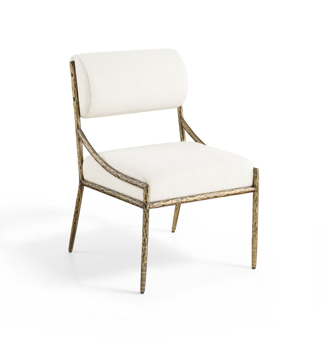 Bastille Chenille Fabric Upholstered Dining Side Chair