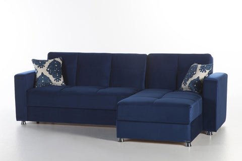 Otomana Elegant - azul marino