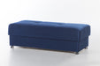 Elegant Sectional Storage Chaise - Roma Navy