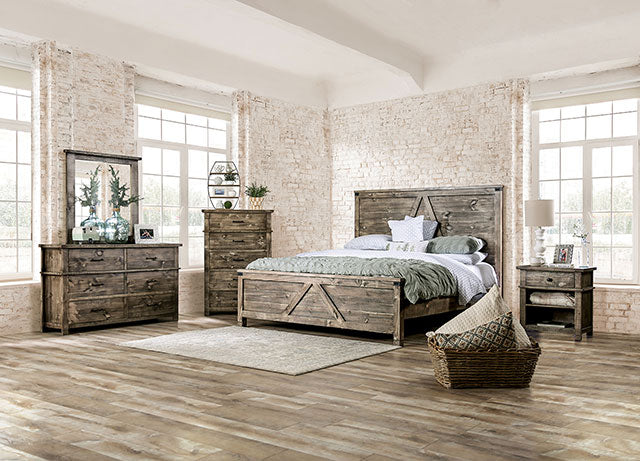 Woodburn Mirror - Ash Brown