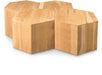 Eternal Oak Wood 4pc. Modular Coffee Table