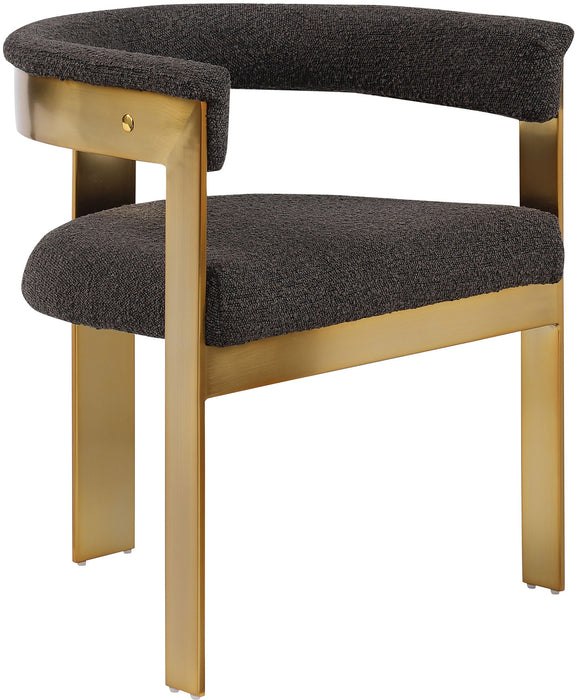 Romeo Boucle Fabric Upholstered Dining Chair