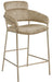 Yara Velvet Upholstered Counter Stool