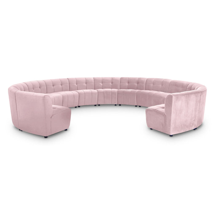 Limitless 177.5" Velvet Upholstered 13pc. Modular Sectional