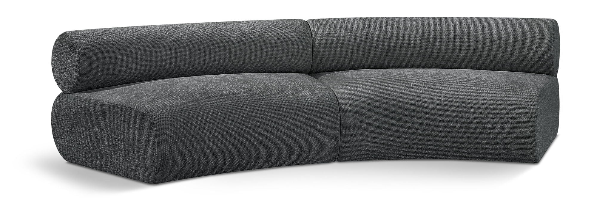 Bale 108" Chenille Fabric Upholstered 2 Pc. Modular Sectional