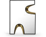 Soleil 36" W X 48" H Gold Accent Mirror