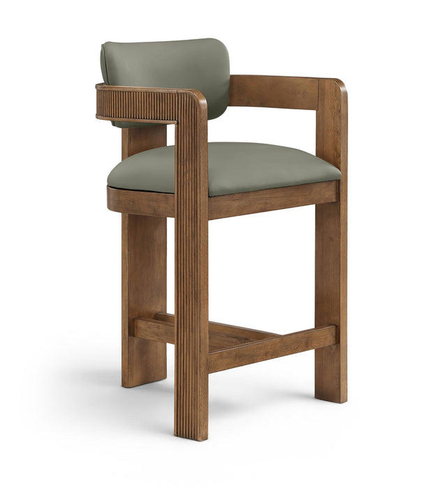 Sacha Vegan Leather Upholstered Counter Stool
