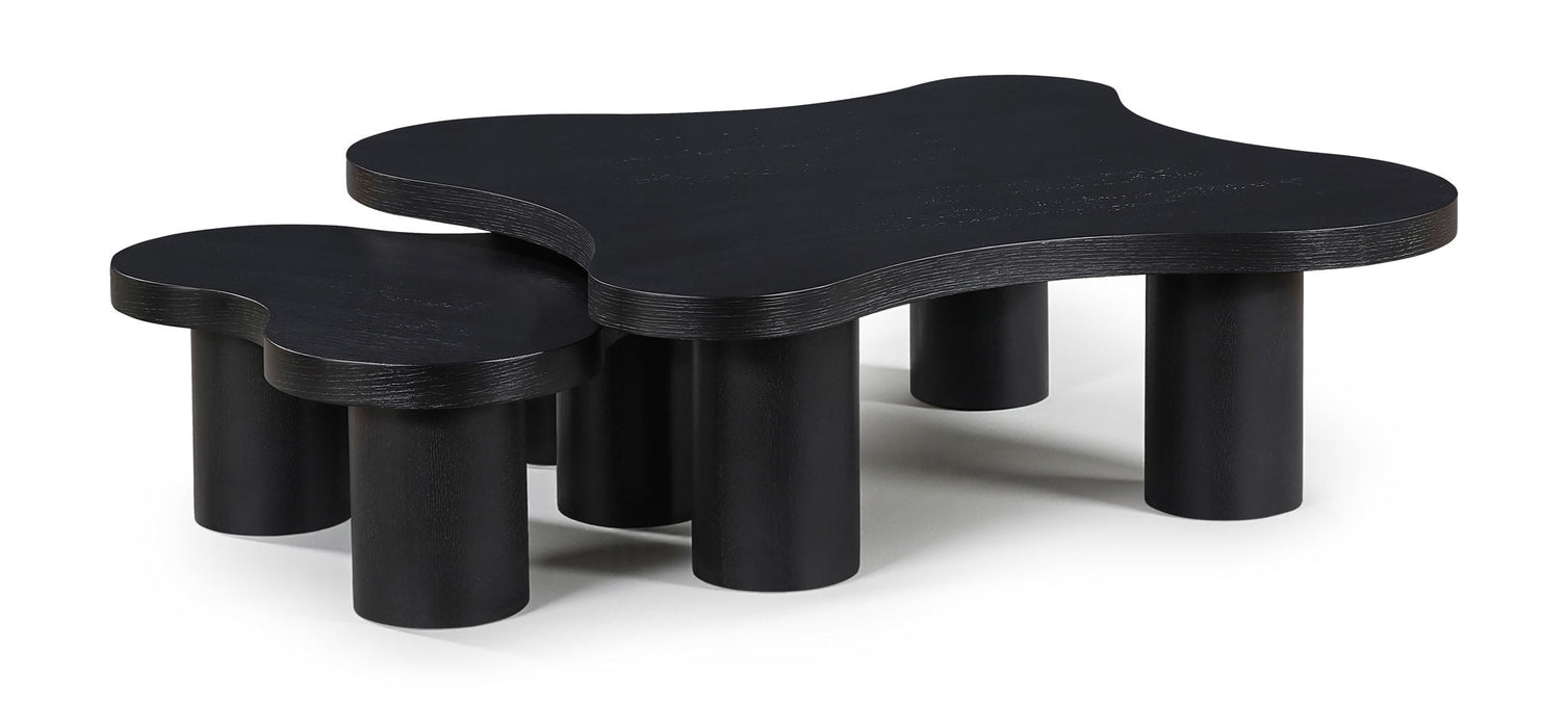 Cove Oak Veneer And Solid Wood 2pc. Coffee Table