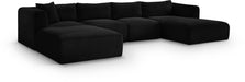 Shaggy 145" Corduroy Performance Fabric Upholstered Modular Sectional