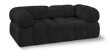 Ames 68" Boucle Fabric Upholstered 2pc. Modular Loveseat