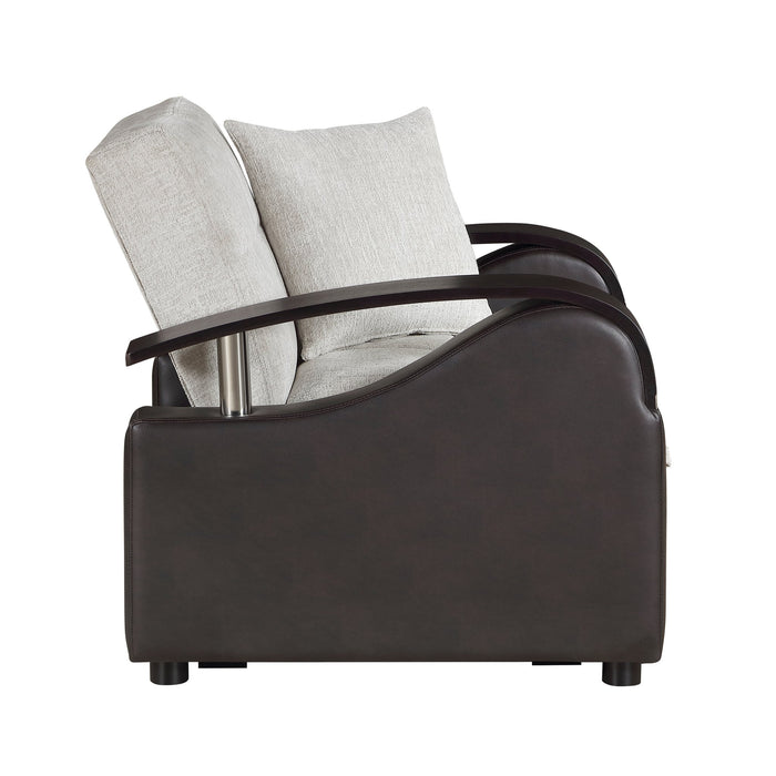 8429BE Chair with Pull-out Bed and Click Motion Back