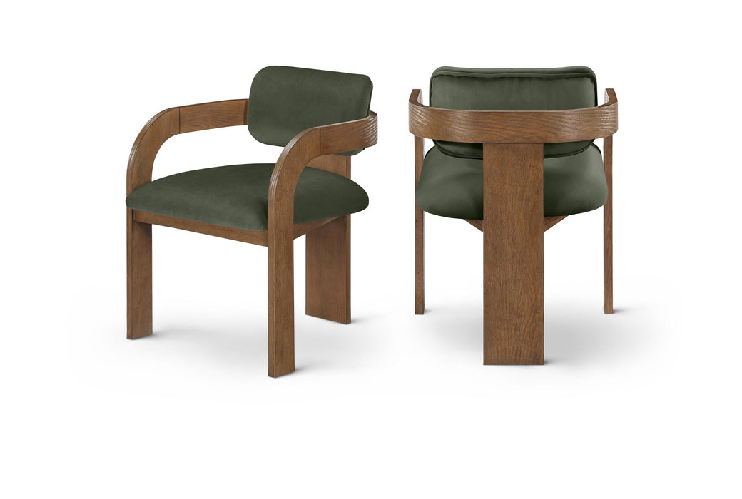 Cedra Velvet Performance Fabric Upholstered Dining Chair