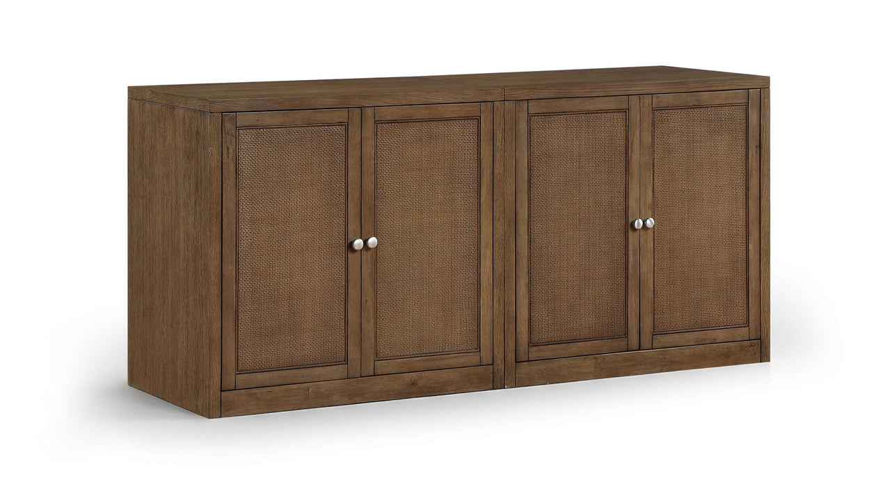 Vero Cane, Solid Wood And Oak Veneer 2pc. Sideboard/Buffet