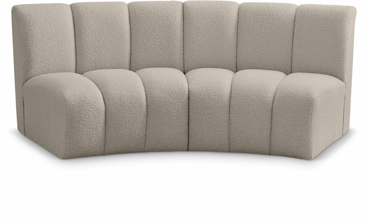 Infinity 83" Boucle Fabric Upholstered 2pc. Modular Sectional