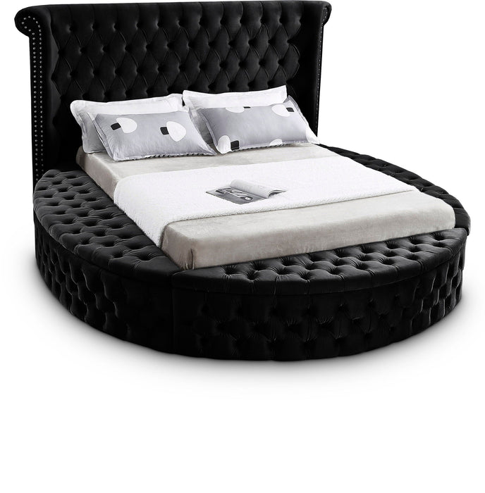 Luxus Velvet Upholstered Bed