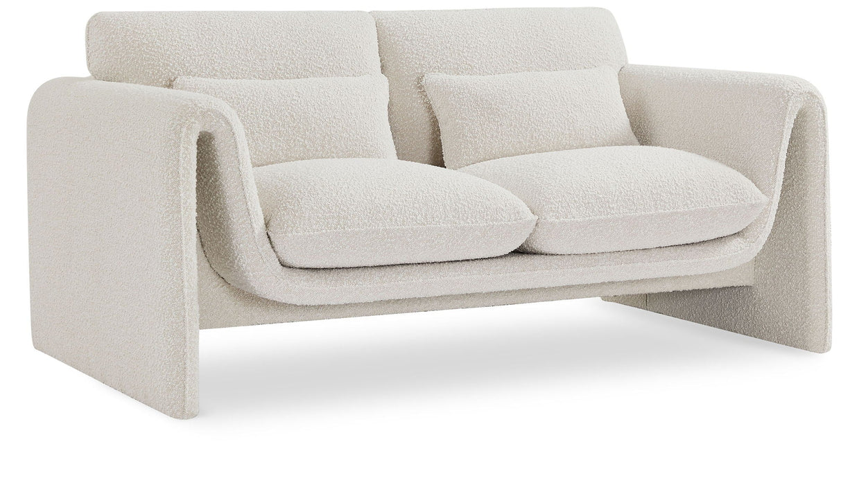 Stylus 64" Boucle Fabric Upholstered Loveseat