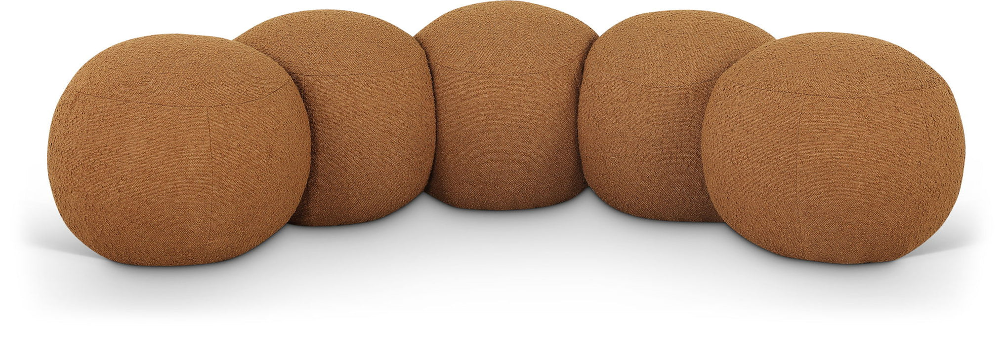 Apollo Boucle Fabric Upholstered Bench