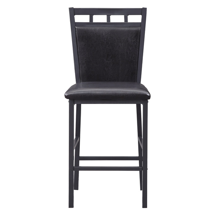 Olney 5-Piece Pack Counter Height Set, Faux Marble Top