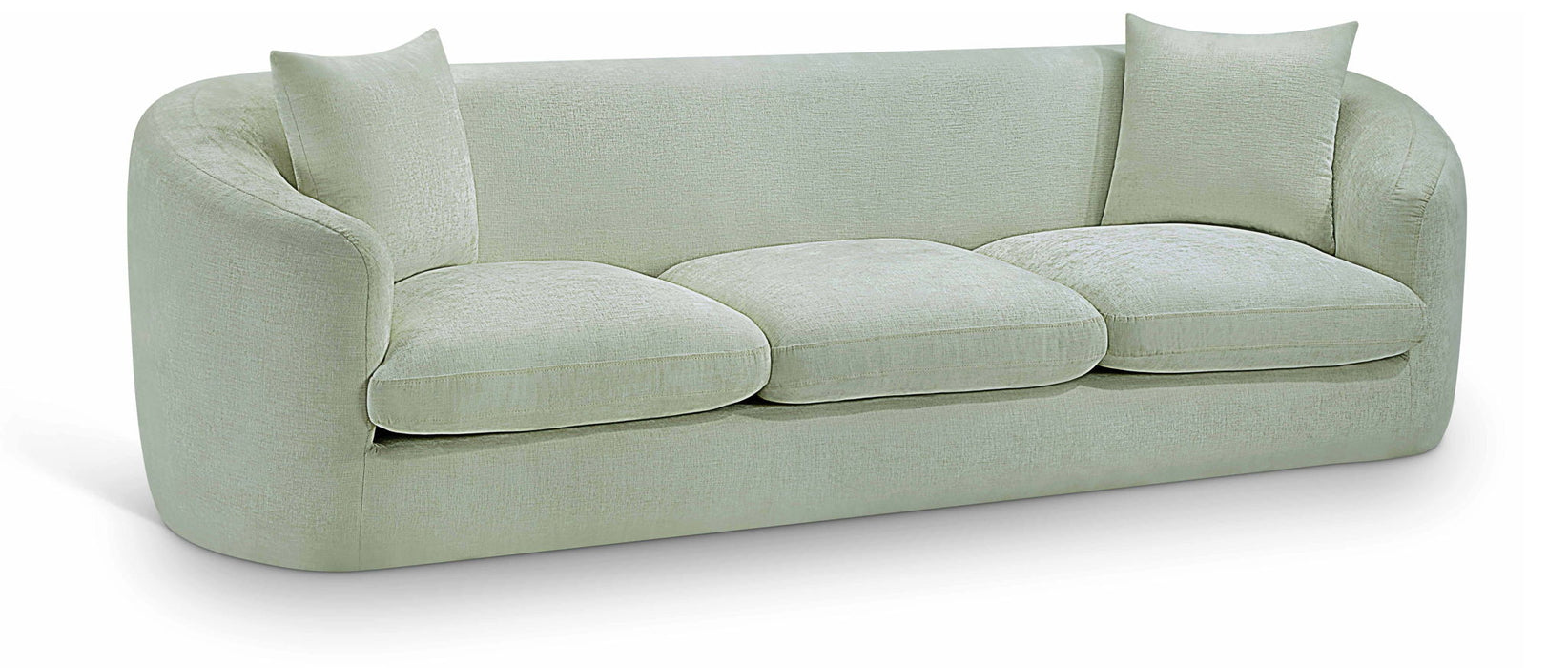 Penelope 92.5" Chenille Fabric Upholstered Sofa