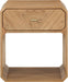 Parker 22" Ash Veneer Nightstand - Black