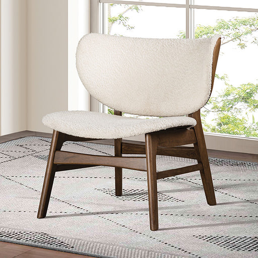 Spiez Accent Chair - Walnut/Beige