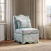 Hemsworth Accent Chair - Chinoiserie Pale Blue/Peach