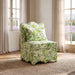 Hemsworth Accent Chair - Seaside Cabbage Rose Green/White