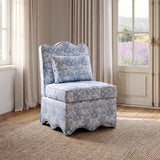 Toile De Jouy Light Blue/White