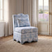 Hemsworth Accent Chair - Toile De Jouy Light Blue/White
