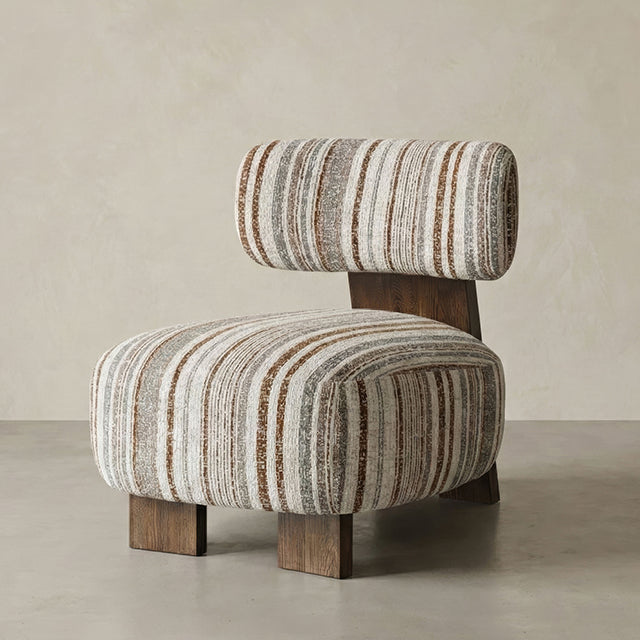 Miles Accent Chair - Malted Linen Stripe