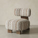 Miles Accent Chair - Malted Linen Stripe