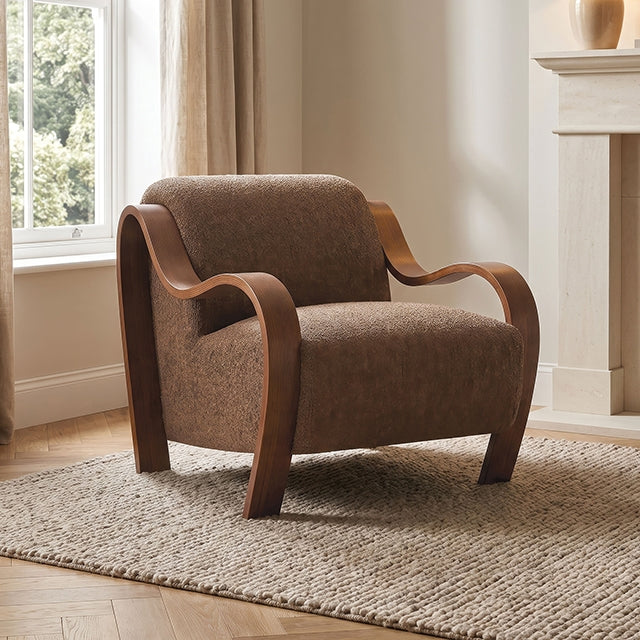 Niari Accent Chair - Caramel Brown