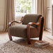 Niari Accent Chair - Deep Brown