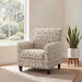 Ivey Acent Chair - Botanical Warm Mocha/Egret White