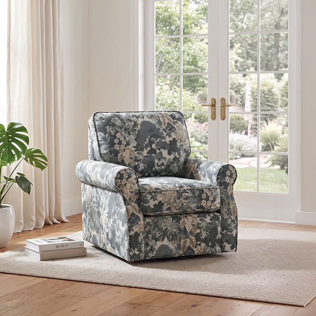 Penryn Swivel Accent Chair - Topiary Green
