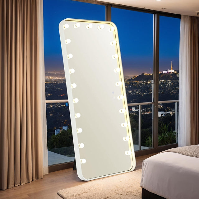Myra Floor Mirror - White