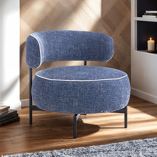 Florens Swivel Chair - Dark Blue