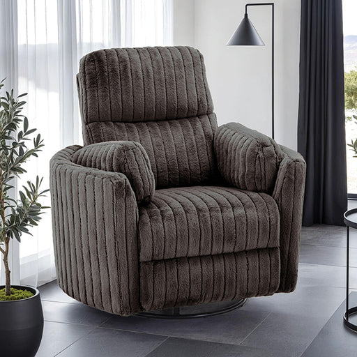 Belper Power Glider Recliner w/ Swivel - Chocolate Brown