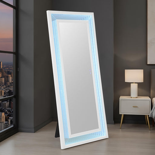 Solinus Floor Mirror - White