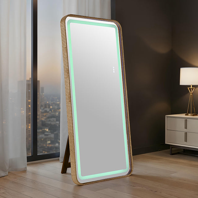 Kiley Floor Mirror - Gold