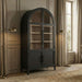 Minster Arched Cabinet - Black