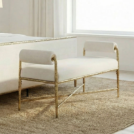 Vilna Bench - Matte Gold