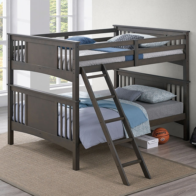 Spring Creek /Bunk Bed - Full / Stain Gray