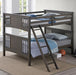 Spring Creek /Bunk Bed - Full / Stain Gray
