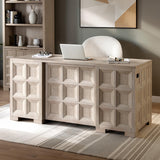 Hatton Cross Executive Desk - Tawny