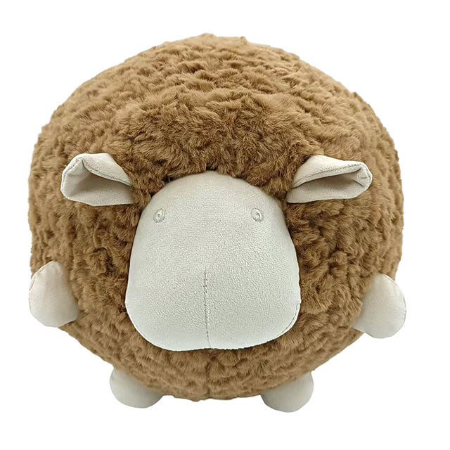 Orevis Sheep Pillow (Set of 1) - Camel Brown