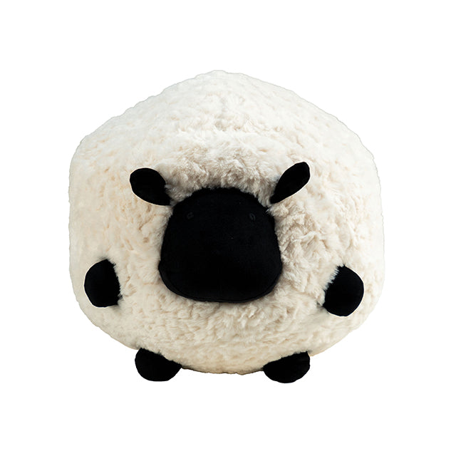 Orevis Sheep Pillow (Set of 1) - Black/White